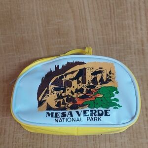 Mesa Verde National Park Kids Pouch - Yellow and White